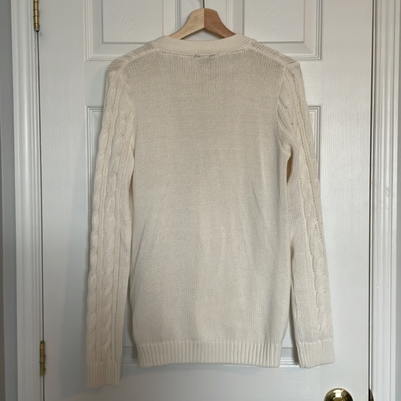 Denver Hayes cable knit V-neck button down cardigan - Picture 12 of 12